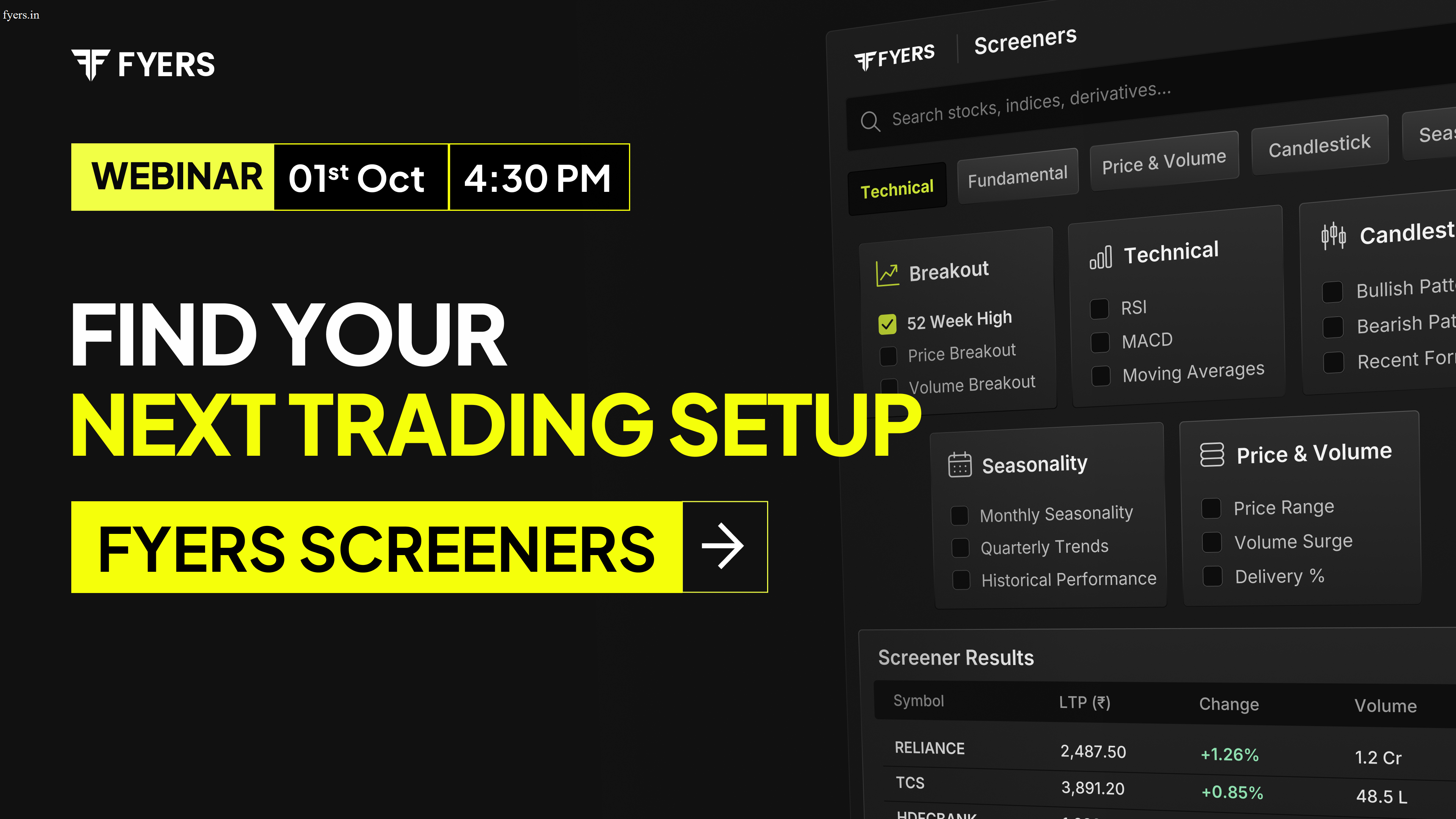 Discover Trading Opportunities with Screeners